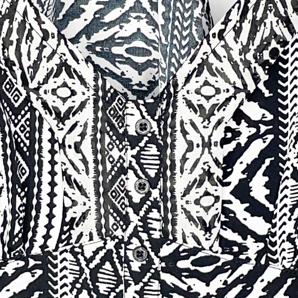 American Eagle Tribal Print Layered Top (L) - Picture 3 of 11